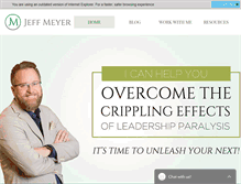 Tablet Screenshot of jeffmeyer.org